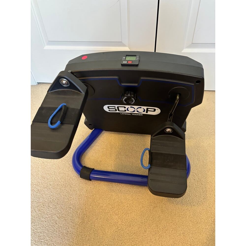 Scoop Lateral Trainer, a seated under-desk elliptical machine.